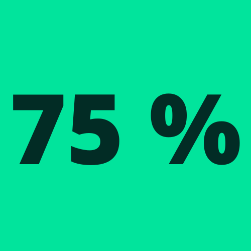 75%