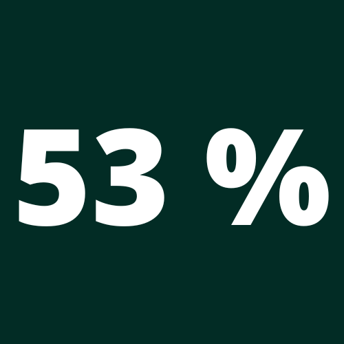 53 %