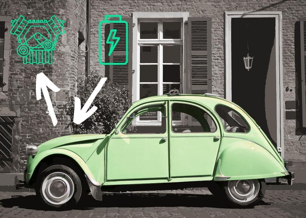 Retrofit d'une vieille 2cv